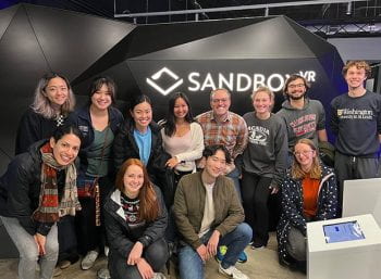 2022 Schwartz lab holiday party at Sandbox VR