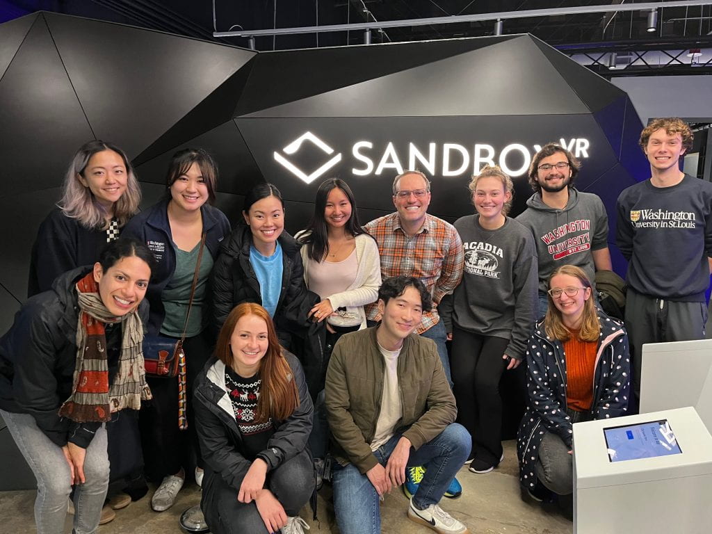The Schwartz lab’s first holiday party took place at Sandbox VR! We had fun working together to shoot aliens!